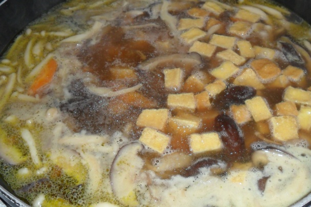 Polievka s miso, tofu a hubami (fotorecept) - obrázok 9