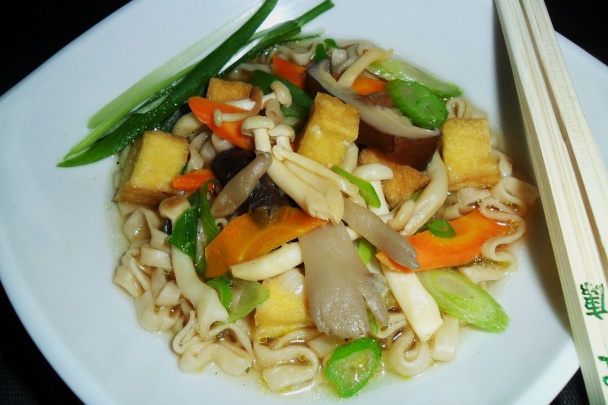 Polievka s miso, tofu a hubami (fotorecept) - obrázok 12