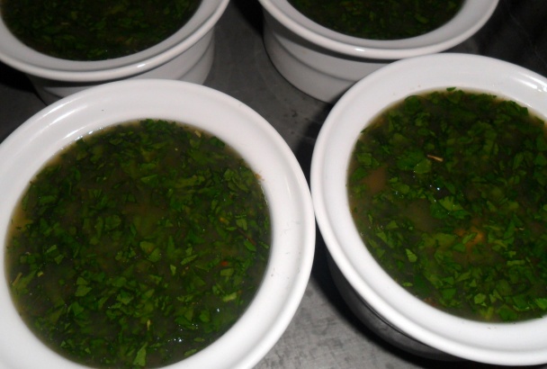 Sójová paštéta so shitake, koňakom a uhorkovým želé (fotorecept) - obrázok 17