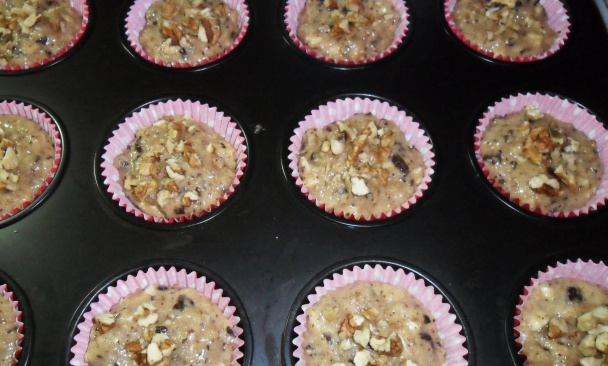 Čokoládovo - orechové koláčiky (fotorecept) - obrázok 6