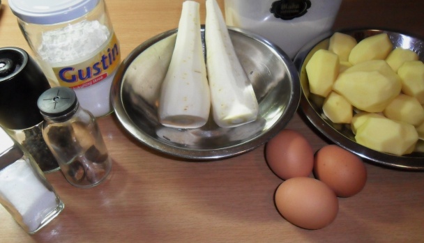 Paštrnákové knedličky s rukolovým pestom (fotorecept) - obrázok 1