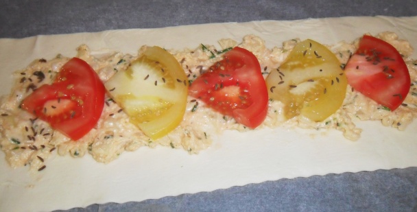 Paradajkovo - bryndzový koláč (fotorecept) - obrázok 6