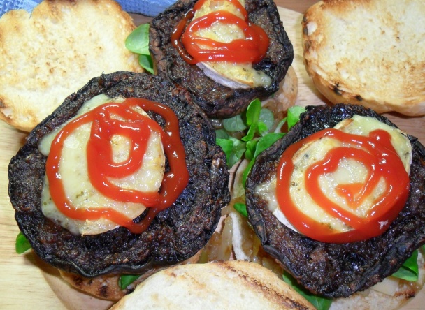 Burger so šampiňónmi portobello (fotorecept) - obrázok 11