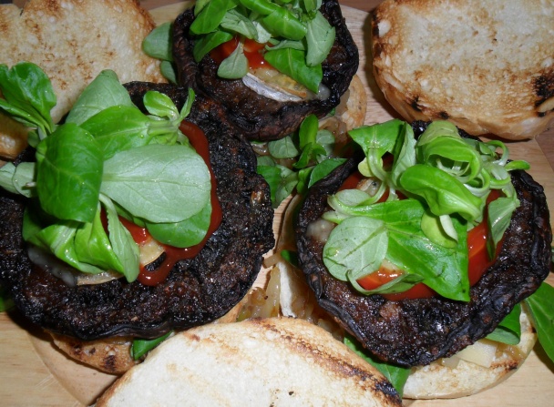 Burger so šampiňónmi portobello (fotorecept) - obrázok 12