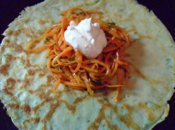 Kôprové palacinky s mrkvou (fotorecept) - obrázok 7