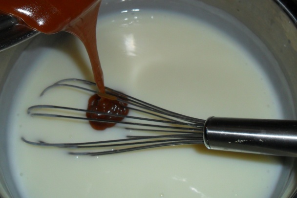 Čokoládovy puding a karamelový puding s morskou soľou (fotorecept) - obrázok 8