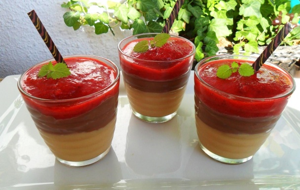 Čokoládovy puding a karamelový puding s morskou soľou (fotorecept) - obrázok 13