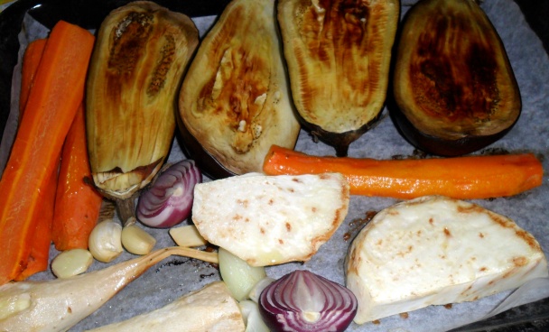 Polievka z pečeného baklažánu (fotorecept) - obrázok 6