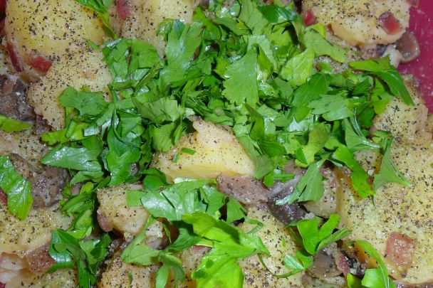 Zemiakový šalát s nakladanými hubami (fotorecept) - obrázok 10