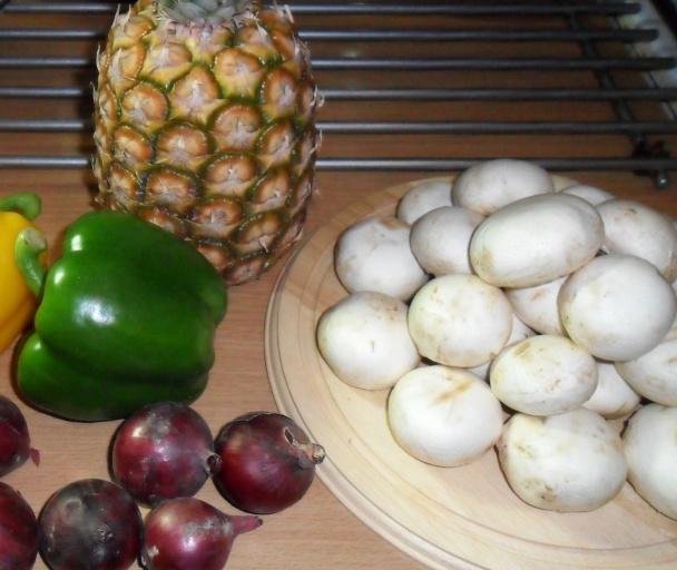 Špíz s mätovou omačkou a omáčkou z pečeného cesnaku (fotorecept) - obrázok 1