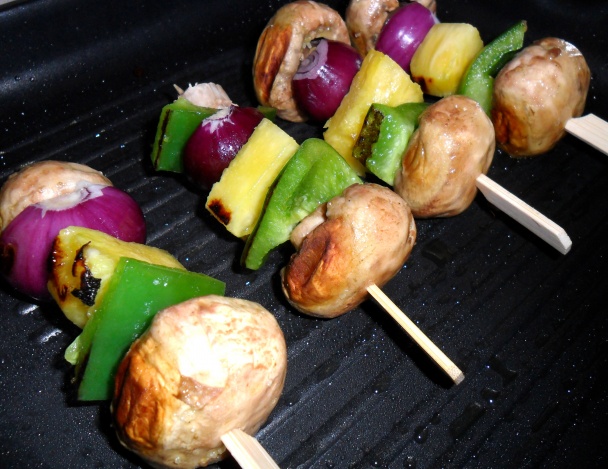 Špíz s mätovou omačkou a omáčkou z pečeného cesnaku (fotorecept) - obrázok 5