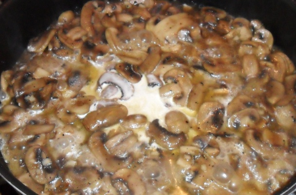 Cortecce so šampiňónmi a brandy (fotorecept) - obrázok 5