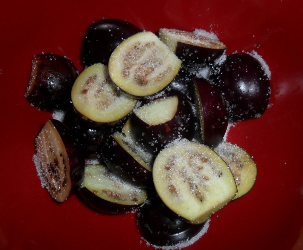 Šalát z pečených zemiakov, hlivy a baklažánov (fotorecept) - obrázok 1