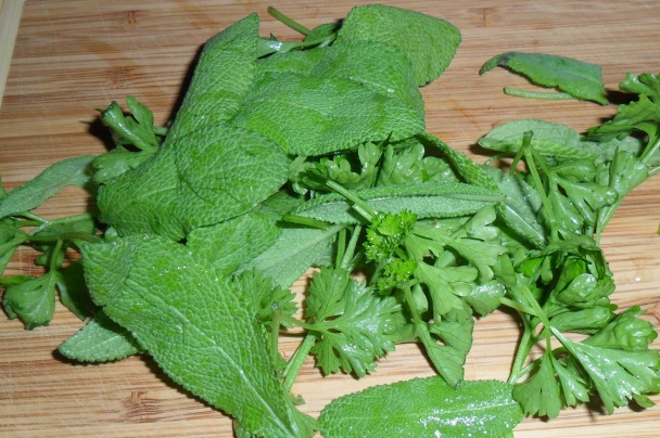 Šalát z pečených zemiakov, hlivy a baklažánov (fotorecept) - obrázok 7