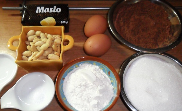 Arašidové brownies (fotorecept) - obrázok 1