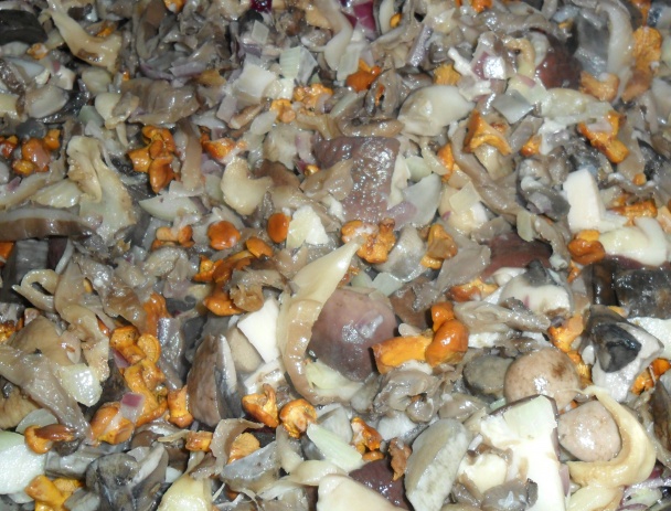 Lesné huby v košíčkoch z lístkového cesta (fotorecept) - obrázok 3