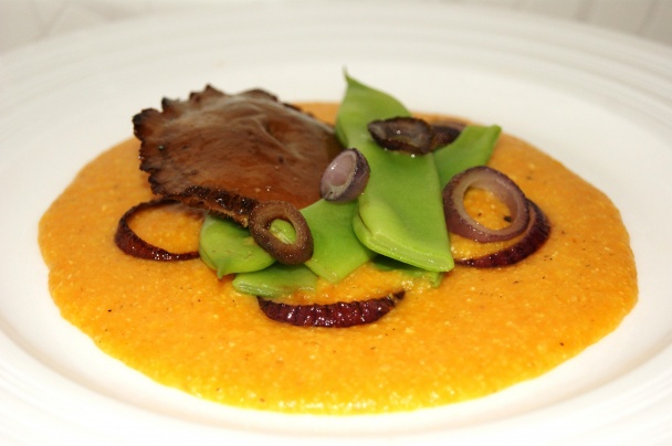 Tekvicová krupica s rýdzikmi a fazuľkovými luskami (fotorecept) - obrázok 16