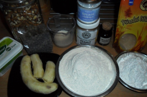 Banánovo - arašidové koláčiky (fotorecept) - obrázok 1