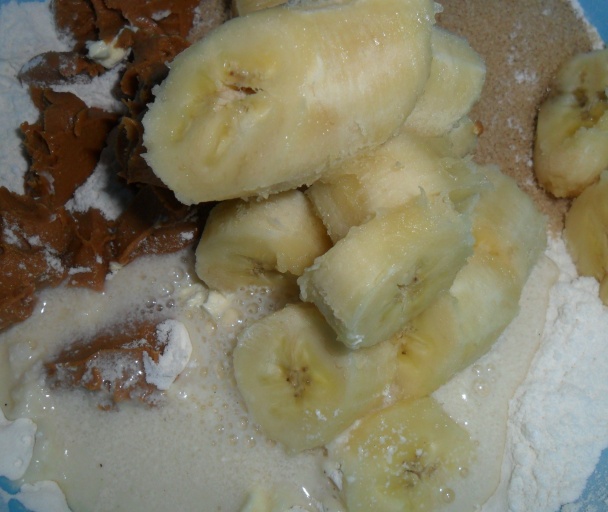 Banánovo - arašidové koláčiky (fotorecept) - obrázok 3