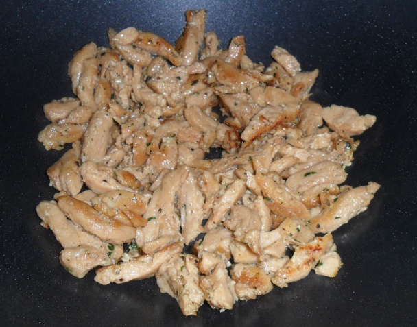 Polníček so sójovými kúskami, cukrovým hráškom a šampiňónmi (fotorecept) - obrázok 6