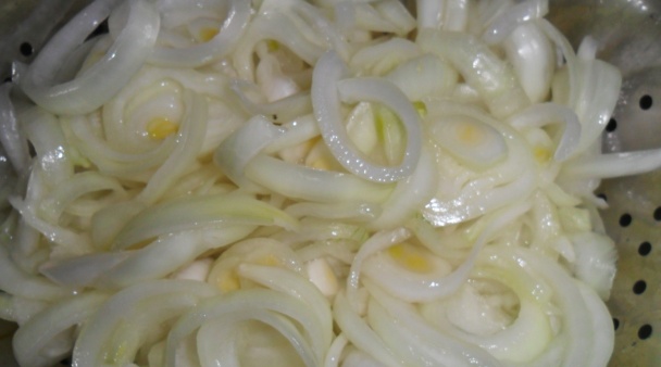 Polenta s karamelizovanou cibuľou (fotorecept) - obrázok 2