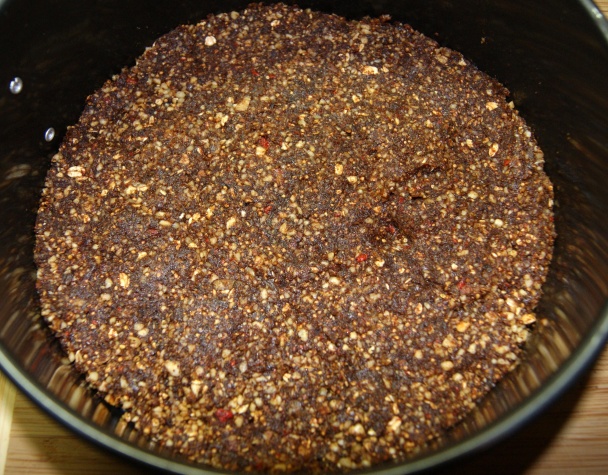 Nepečený orieškovo - mätový koláč (fotorecept) - obrázok 4