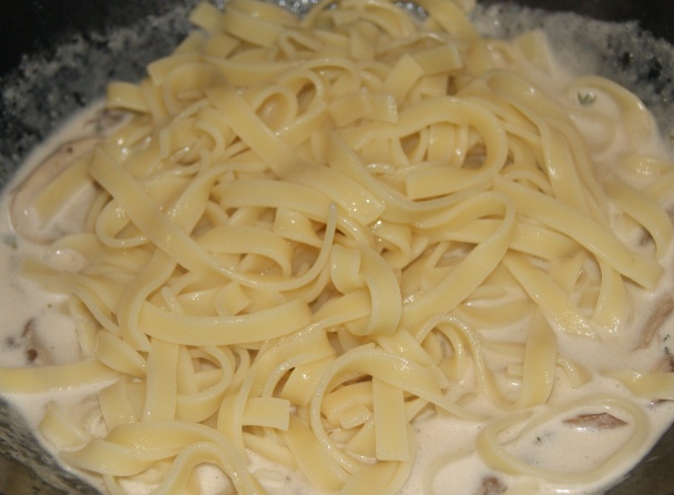 Tagliatelle s krémovou kešu omáčkou (fotorecept) - obrázok 9