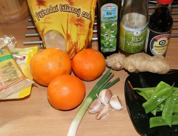 Tofu v pomarančovej omáčke (fotorecept) - obrázok 1