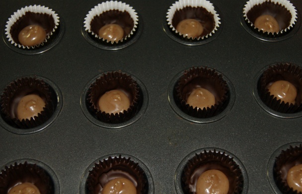 Čokoládové košíčky s trojitou náplňou (fotorecept) - obrázok 8