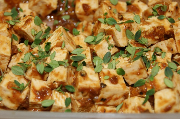 Marinované tofu so zeleninou a omáčka zo sladkých zemiakov (fotorecept) - obrázok 4