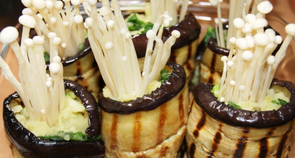 Baklažánové rolky so zemiakmi, špenátom a hubami (fotorecept) - obrázok 14