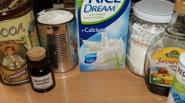 Kakaová zmrzlina a jahodovo - pomarančový sorbet (fotorecept) - obrázok 1