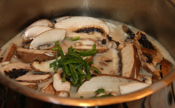 Polievka s tofu, hubami a limetkou (fotorecept) - obrázok 5