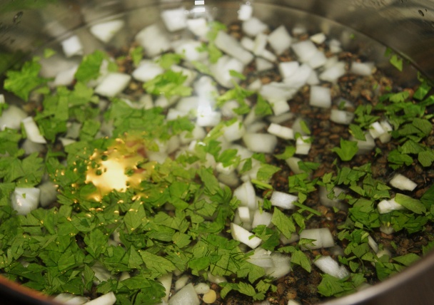 Šošovicovo - hubové karbonátky so špenátom (fotorecept) - obrázok 2