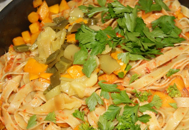 Cestoviny s paprikou a tekvicou (fotorecept) - obrázok 8