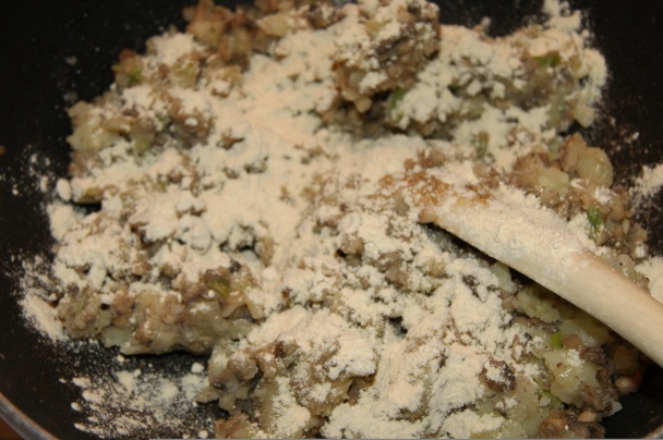 Tekvicový prívarok so zemiakovo - hubovými plackami (fotorecept) - obrázok 5