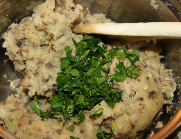 Tekvicový prívarok so zemiakovo - hubovými plackami (fotorecept) - obrázok 6