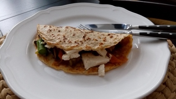 Slané palacinky z tvarohu a ovsených vločiek - obrázok 2