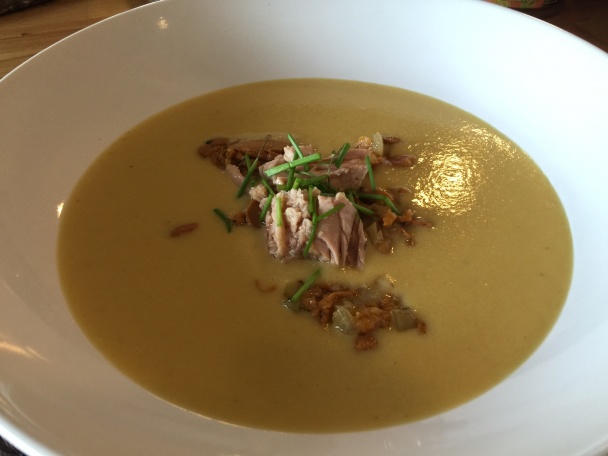 Kukuričný krém s tuniakom a kuriatkami (fotorecept) - obrázok 6