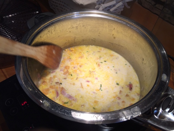 Kukuričný krém s tuniakom a kuriatkami (fotorecept) - obrázok 3