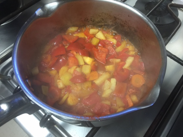 Zubáč na paprikovom pyré, pečené zemiakové plátky (fotorecept) - obrázok 4