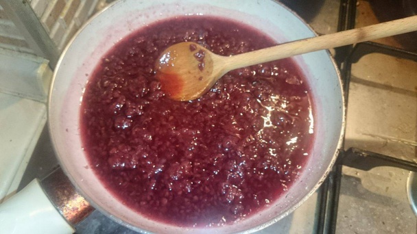 Browncheese s malinovým coulis (fotorecept) - obrázok 6