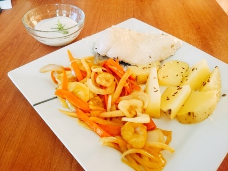 Kuracie prsia na prírodno s cesnakovým dipom (fotorecept) - obrázok 8