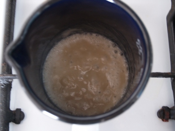 Tekvicová (cuketová) polievka s vajcom - obrázok 5