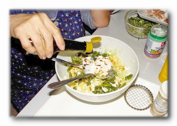 Vajičkovo-strukový, fazuľový šalát (fotorecept ) - obrázok 5