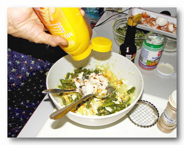 Vajičkovo-strukový, fazuľový šalát (fotorecept ) - obrázok 6