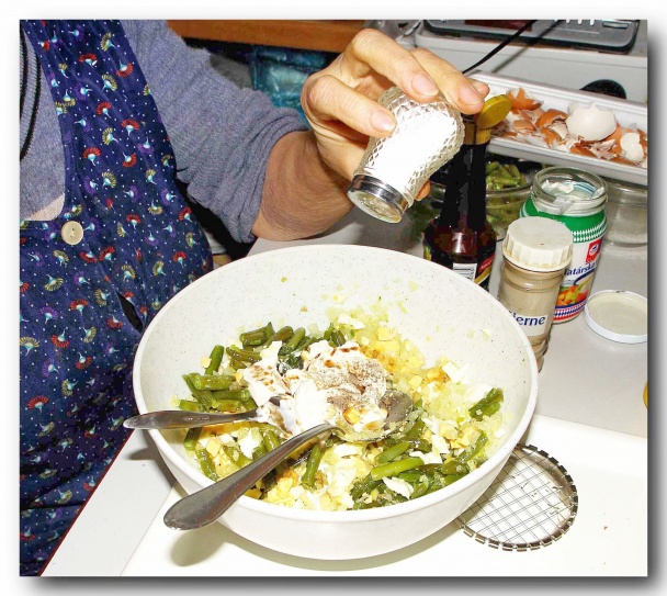 Vajičkovo-strukový, fazuľový šalát (fotorecept ) - obrázok 8