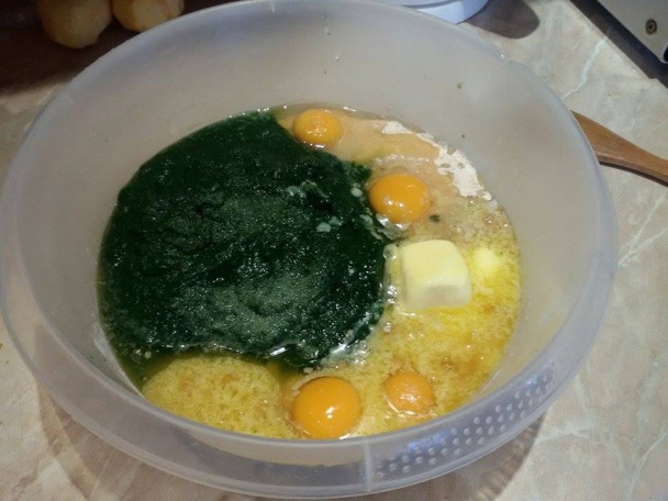 Špaldové špenátové halušky s bryndzou (fotorecept) - obrázok 1