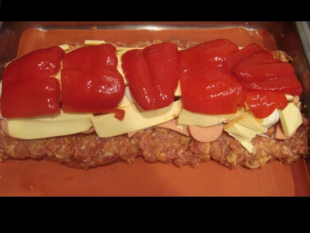 Bravčová plnená sekaná - obrázok 1