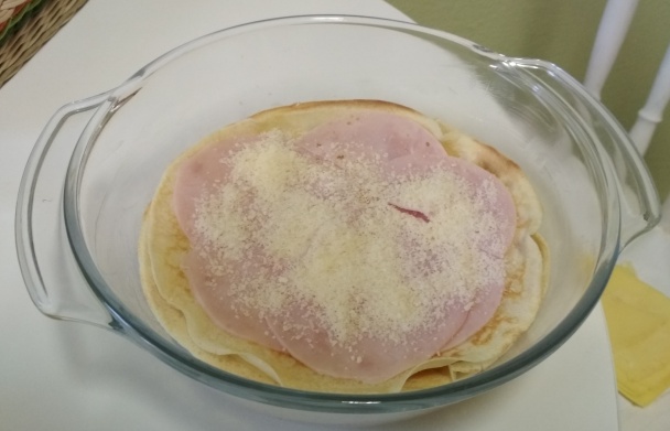 Zapekané palacinky na slano (fotorecept) - obrázok 3